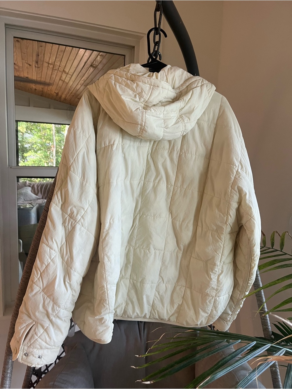 FP Movement by Free People Pippa Cream Pullover Puffer Jacket - Picture 7 of 7